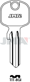 Schlüsselrohling - TIT-8GI
