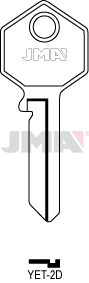 Schlüsselrohling - YET-2D