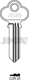 Schlüsselrohling - COR-25