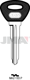 Schlüsselrohling-Plastikkopf - MAZ-13D.P