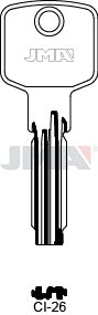 Schlüsselrohling Spezialprofil - CI-26
