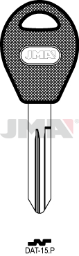 Schlüsselrohling-Plastikkopf - DAT-15.P