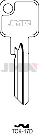 Schlüsselrohling - TOK-17D