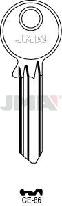 Schlüsselrohling Spezialprofile - CE-86