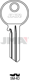 Schlüsselrohling - SM-4D