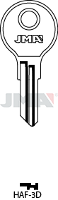 Schlüsselrohling - HAF-3D