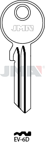 Schlüsselrohling - EV-6D