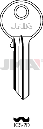 Schlüsselrohling - ICS-2D