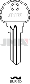 Schlüsselrohling - EUR-1D