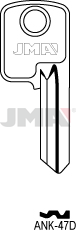 Schlüsselrohling - ANK-47D