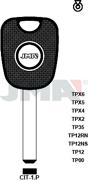 Transponder-Schlüsselrohling - TP00CIT-1.P