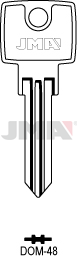 Schlüsselrohling - DOM-48