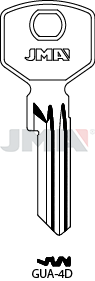 Schlüsselrohling - GUA-4D