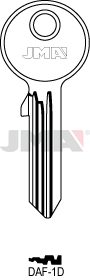 Schlüsselrohling - DAF-1D