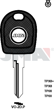 Transponder-Schlüsselrohling - TP00VO-2D.P