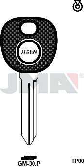 Transponder-Schlüsselrohling - TP00GM-30.P