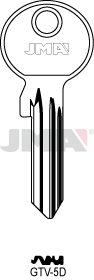 Schlüsselrohling - GTV-5D