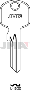 Schlüsselrohling - U-15GD
