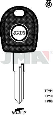 Transponder-Schlüsselrohling - TP00VO-2L.P