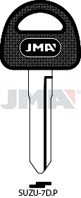 Schlüsselrohling-Plastikkopf - SUZU-7D.P