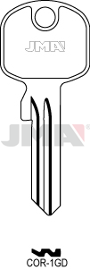 Schlüsselrohling - COR-1GD