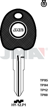 Transponder-Schlüsselrohling - TP00HY-12.P1