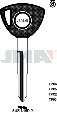 Transponder-Schlüsselrohling - TP00SUZU-15D.P