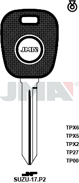 Transponder-Schlüsselrohling - TP00SUZU-17.P2