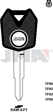 Transponder-Schlüsselrohling - TP00KAW-9.P1