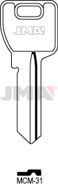 Schlüsselrohling - MCM-31