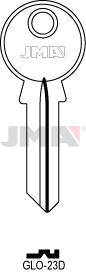 Schlüsselrohling - GLO-23D