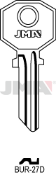 Schlüsselrohling - BUR-27D