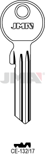 Schlüsselrohling Spezialprofile - CE-132/17