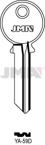 Schlüsselrohling Spezialprofile - YA-59D