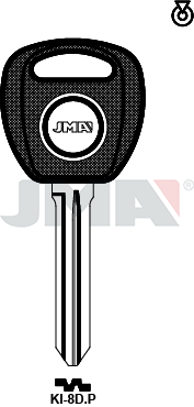 Transponder-Schlüsselrohling - TP00KI-8D.P