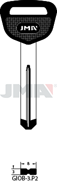 Spezial Autoschlüssel - GIOB-3.P2