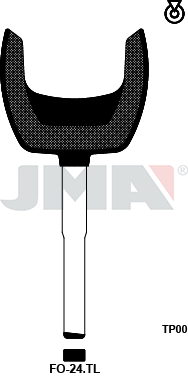 Transponder-Schlüsselrohling - TP00FO-24.TL