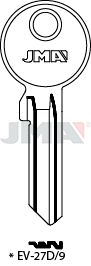 Schlüsselrohling Spezialprofile - EV-27D/9