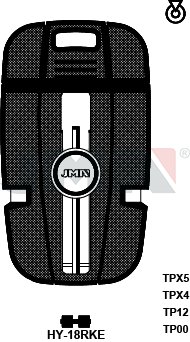 Transponder-Schlüsselrohling - TP00HY-18RKE