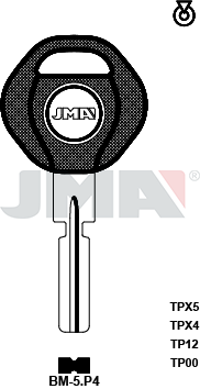 Transponder-Schlüsselrohling - TP00BM-5.P4