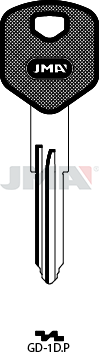 Schlüsselrohling-Plastikkopf - GD-1D.P