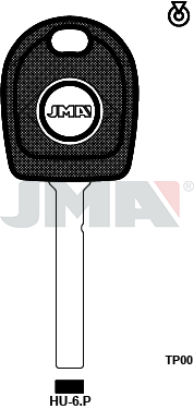 Transponder-Schlüsselrohling - TP00HU-6.P