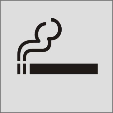 Rauchen erlaubt Aluminiumschild 9728-E