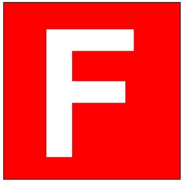 Brandschutzzeichen F-Aluminiumschild 17200-E