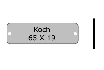 KOCH 65X19 MM ALU