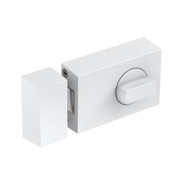 Kastenriegelschloss KS 500 weiss eckig 60mm Aktion