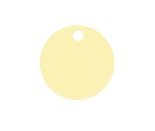 RONDEN aus Aluminium neusilber mit Loch dr. 30 mm