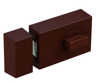 Kastenriegelschloss KS 500 braun eckig 60mm Aktion