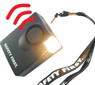 Schutzalarm mit Signalblitz