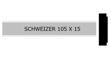 SCHWEIZER 105 Aluminum farblos